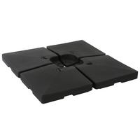SONNENSCHIRMSTÄNDER Schwarz - Schwarz, Kunststoff (104/104cm) - MCW