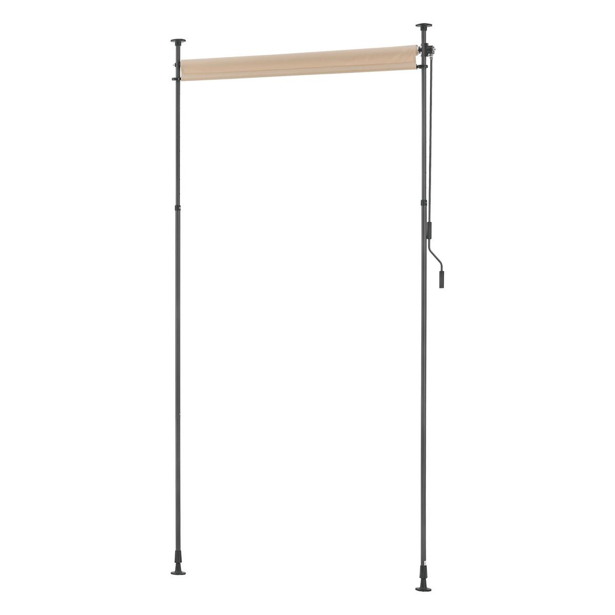 KLEMMMARKISE Cimarra - Sandfarben, Textil/Metall (150/270cm) - pro.tec