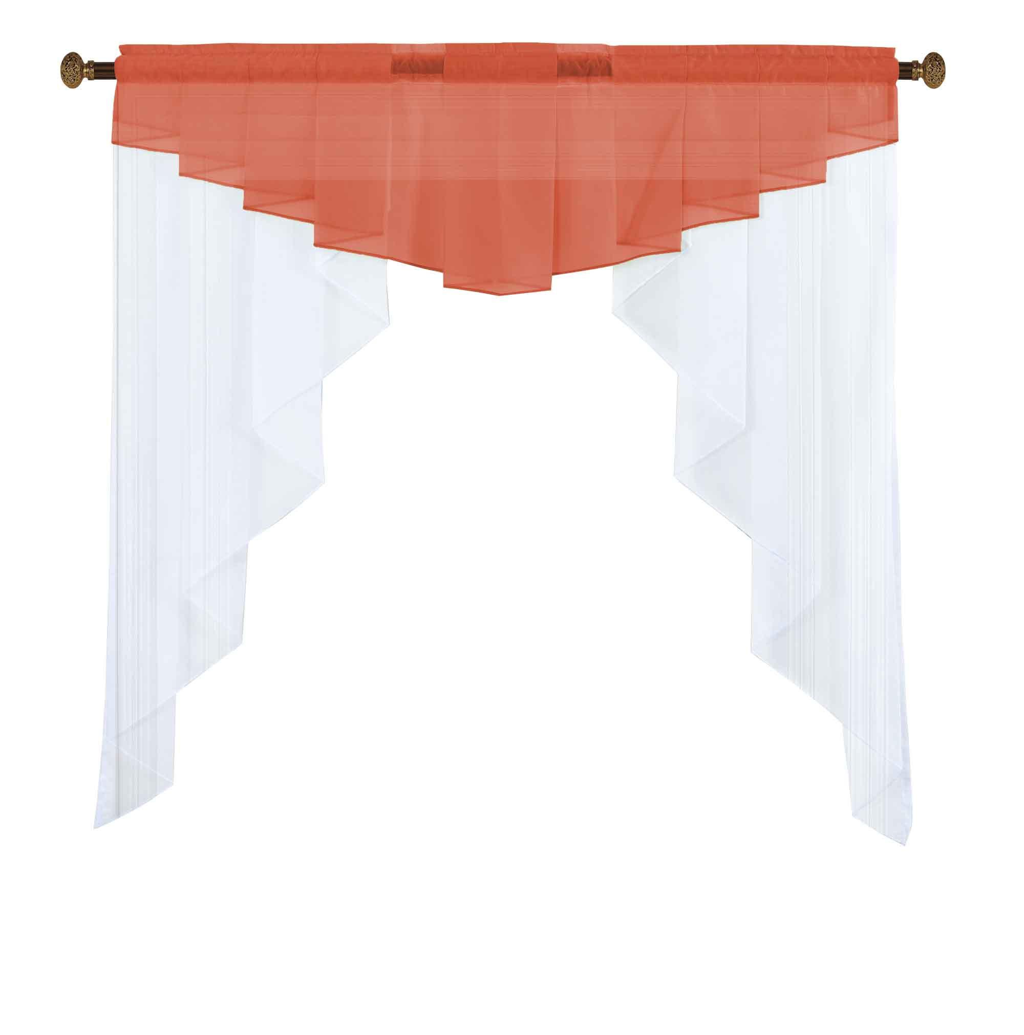 SCHEIBENGARDINE MEIßEN 100x100 cm Terrakotta - Terracotta, Textil (100/100cm) - Gardinenbox
