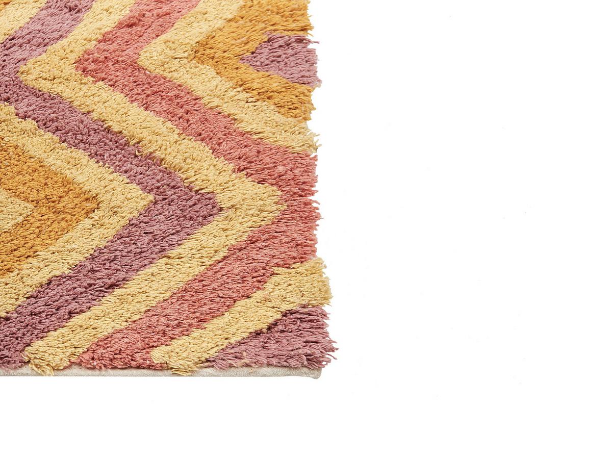 KURZFLOR-TEPPICH Canakkale 230/160 cm - Multicolor, Textil (160/230cm) - Beliani