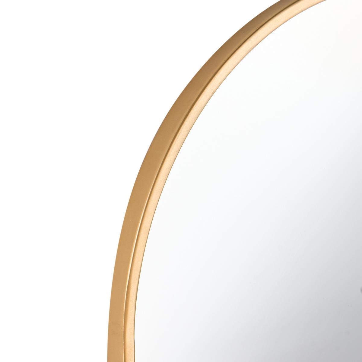 WANDSPIEGEL 46/122 cm Metall Gold Azeville - Goldfarben, Metall (46/122/2cm) - Beliani