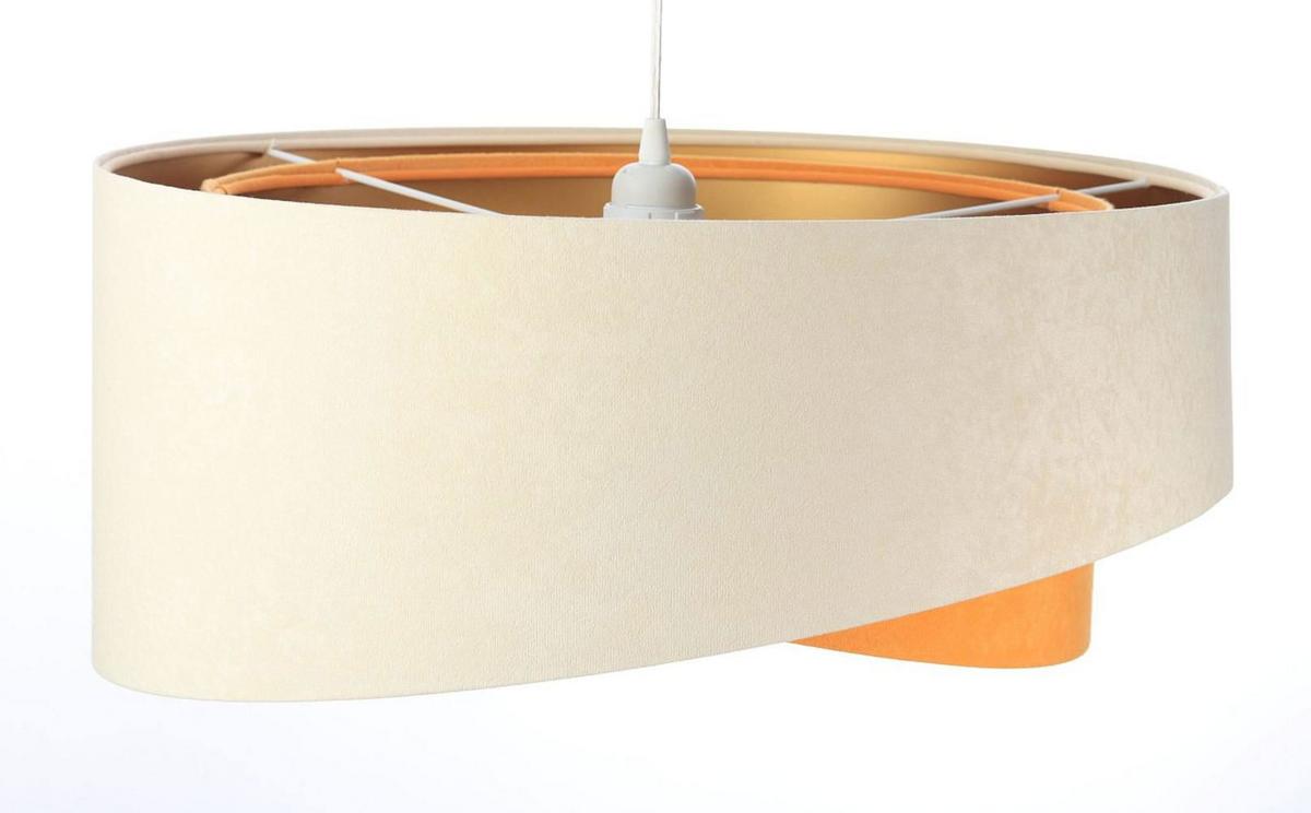 HÄNGELEUCHTE Gold 50/23 cm - Goldfarben, Kunststoff (50/1/23cm) - ONZENO