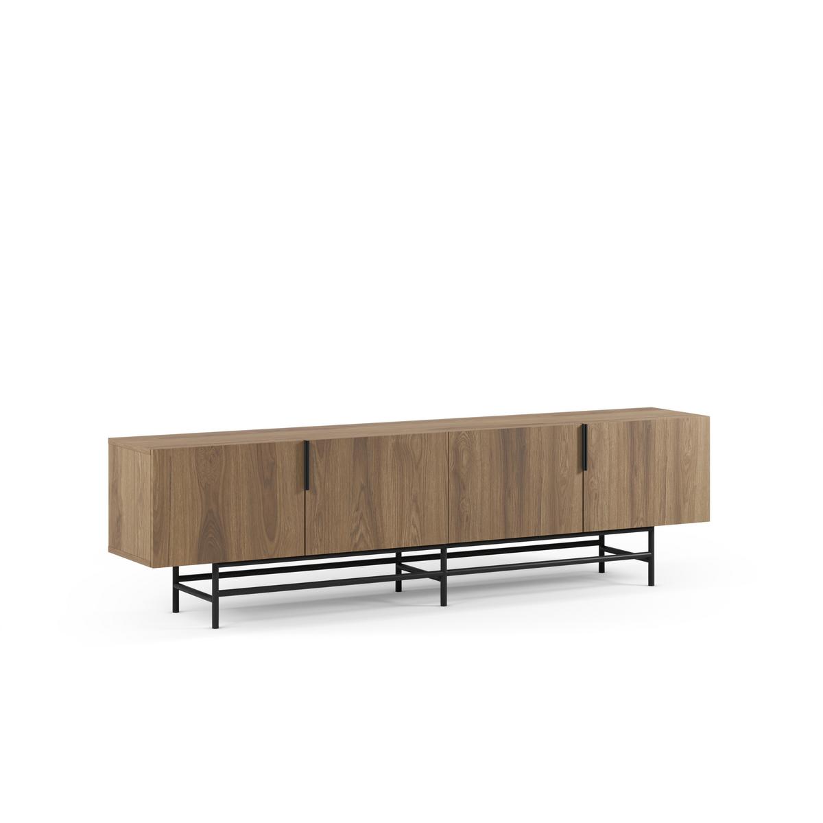 TV-STÄNDER Eldia Braun 200/35/63.5 cm - Braun, Holz (35/63.5/200cm) - Calicosy
