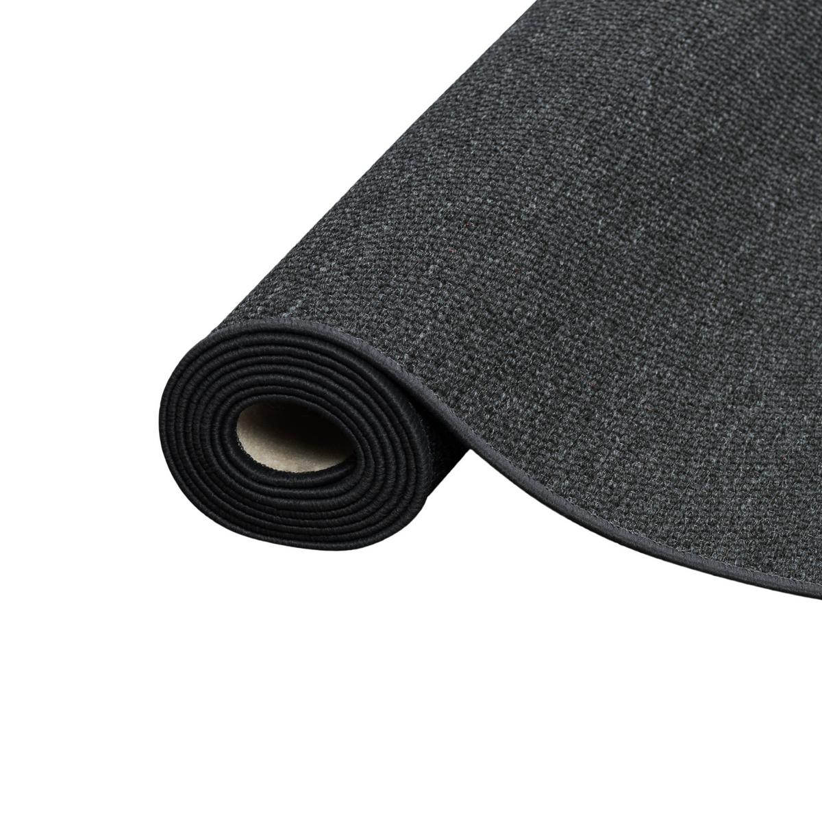LÄUFER TEPPICH BENTZON FLACHGEWEBE - Anthrazit, Textil (80/240cm) - Snapstyle