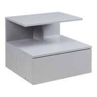 WANDSCHRANK Amberg - Hellgrau, Holzwerkstoff (40/31/35cm) - [en.casa]