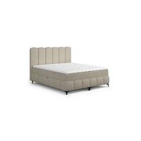 BOXBETT Isabel - Beige, Holzwerkstoff/Textil (120/200cm) - Fun Möbel