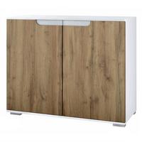 KOMMODE Sylt Eiche Wotan - Eiche Wotan, Holzwerkstoff (92.5/75.5/35cm) - Vladon
