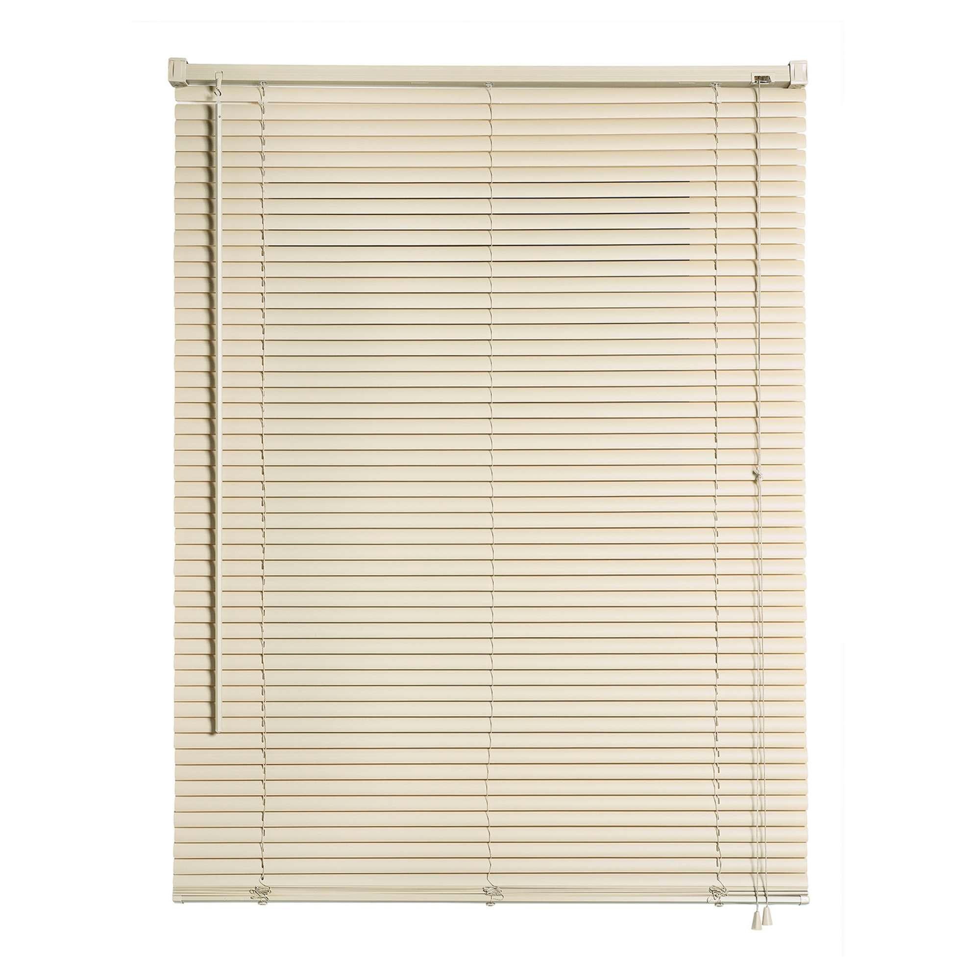 JALOUSIEN vinyl venetianische mit Beige Zugschnur 60x130 - Beige, Kunststoff (60cm) - STORESDECO