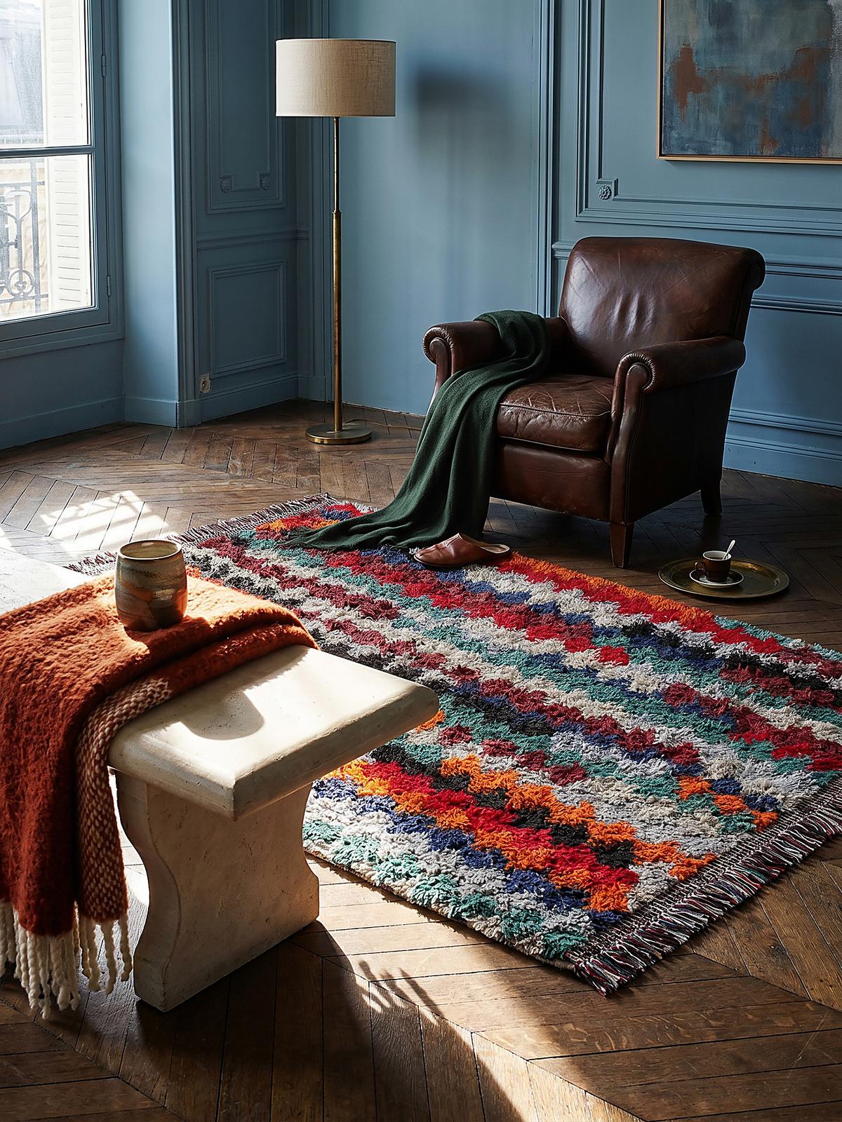 HOCHFLORTEPPICH mit Fransen TAFRAUT, im Berber-Stil, aus Polyester, Bunt, 200 x 300 cm - Multicolor, Textil (300/200cm) - KADIMA DESIGN