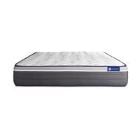 MATRATZE Actiflex plus Taschenfederkern und Memory-Schaum 200 x 200 cm h4 - Weiß, Textil (200/200cm) - ACTISOM