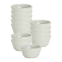 RAMEKINBACKFORMEN Kiruna weiß ø 10 cm 12er Set - Weiß, Keramik (10cm) - Ritzenhoff Breker