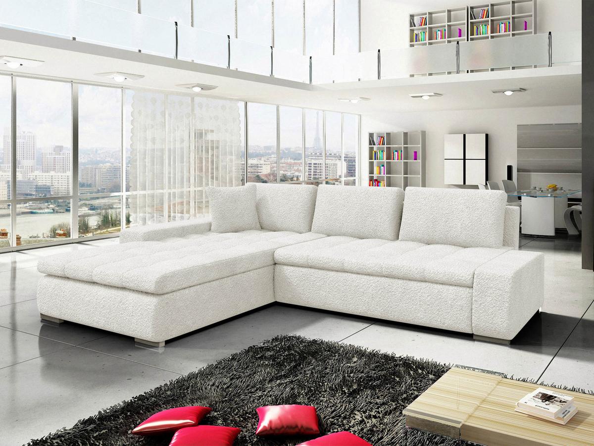 ECKSOFA Orkan - Creme, Holz/Textil (302/213cm) - MIRJAN24