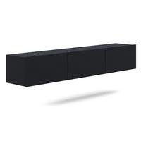 TV-MÖBEL Idao Schwarz - Schwarz, Holzwerkstoff (180/35/29cm) - Petits-meubles