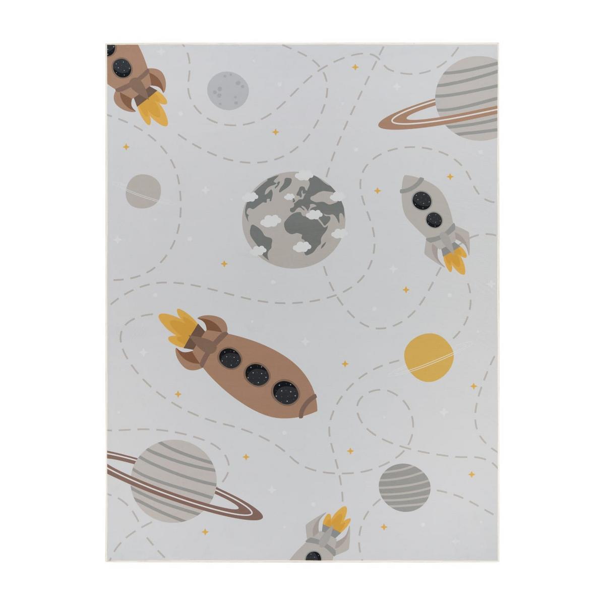 KINDERTEPPICH Sterne Creme 160 x 220 cm - Creme, Kunststoff (160/220cm) - TT Home