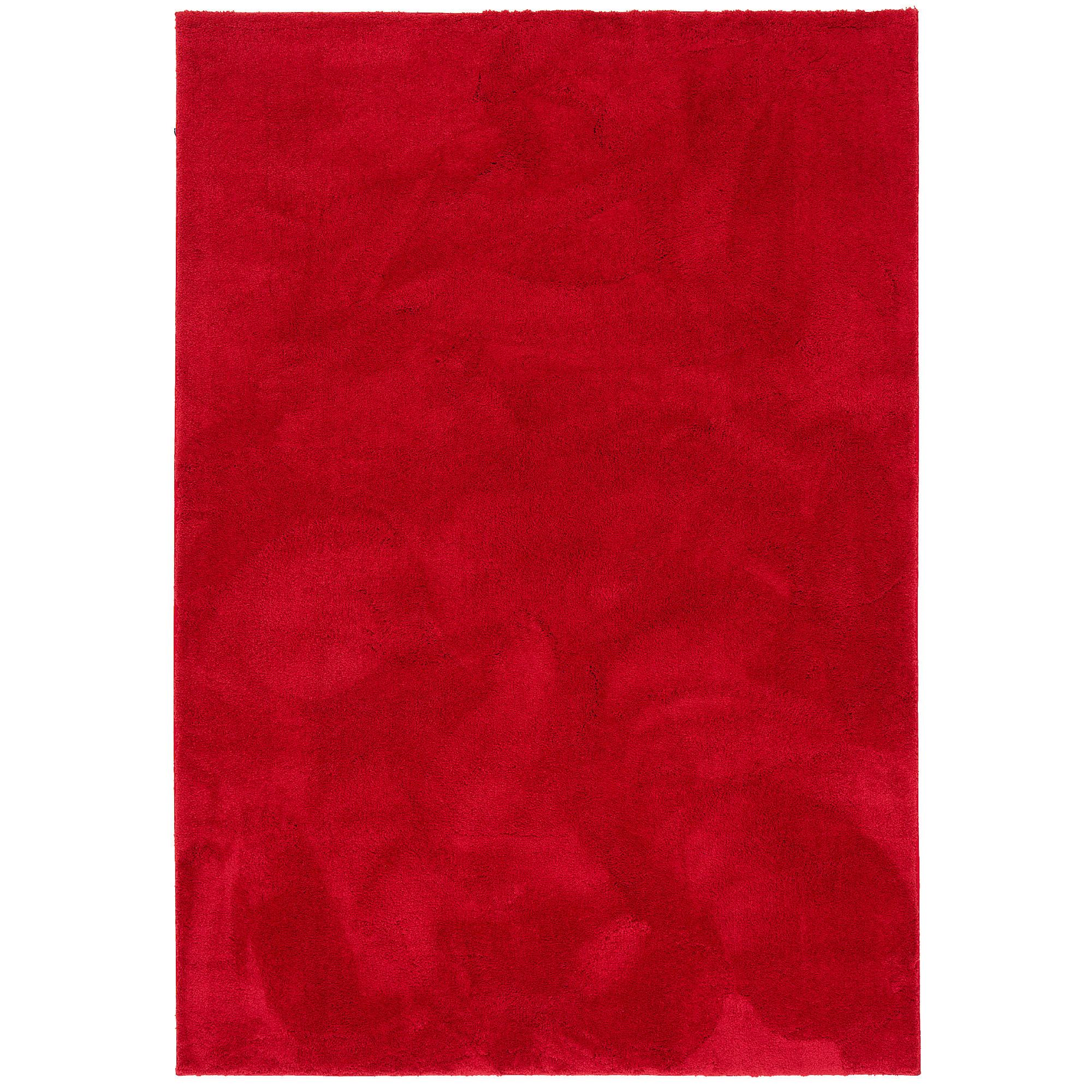 HOCHFLOR LANGFLOR SUPER SOFT TEPPICH SILKY - Weinrot, Textil (160/230cm) - Pergamon
