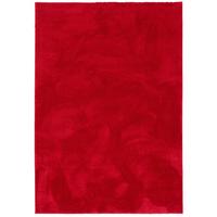 HOCHFLOR LANGFLOR SUPER SOFT TEPPICH SILKY - Weinrot, Textil (140/200cm) - Pergamon