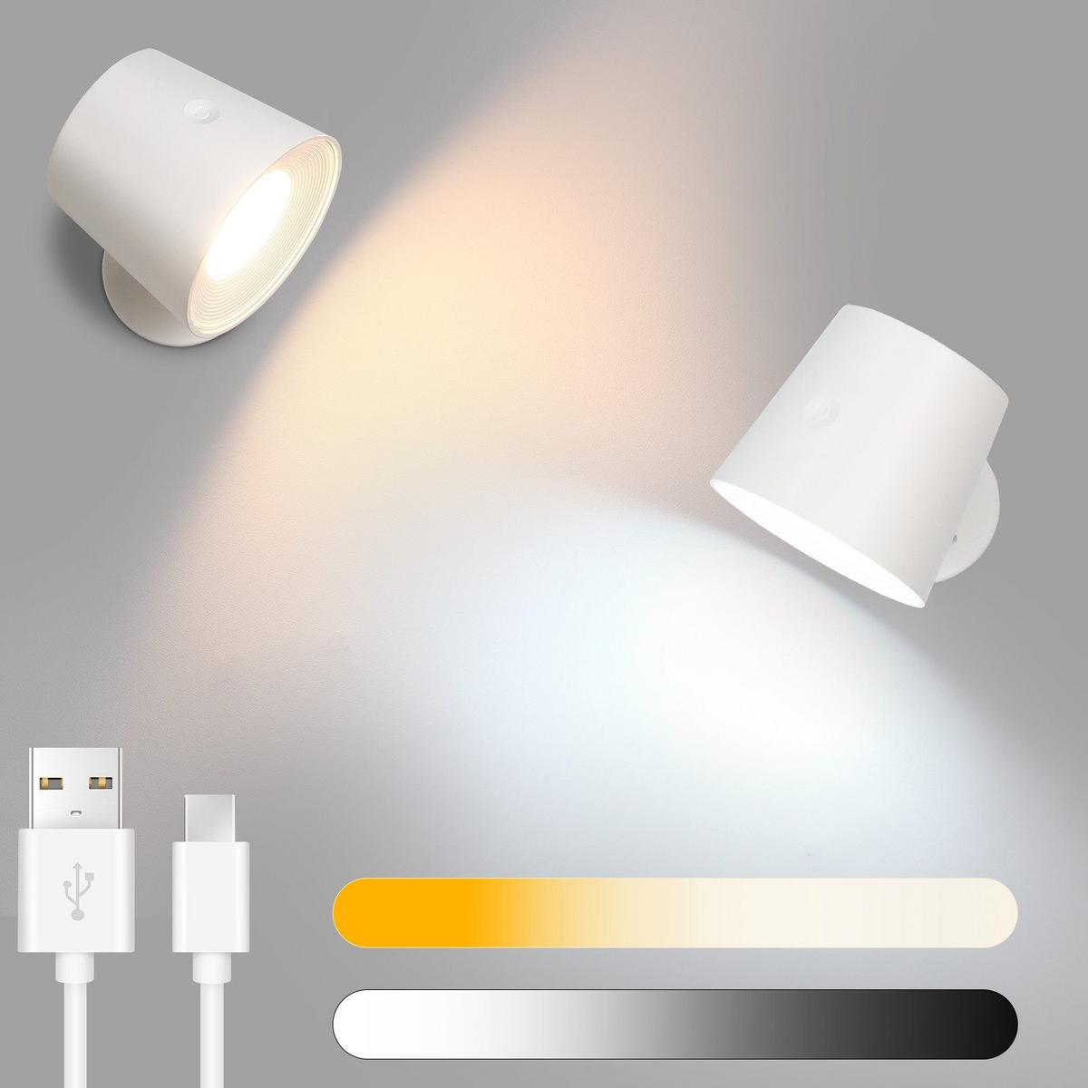 LED-WANDLEUCHTE Chandelier 11/10/14.5 cm - Weiß, Kunststoff (10/14.5/11cm) - ZMH