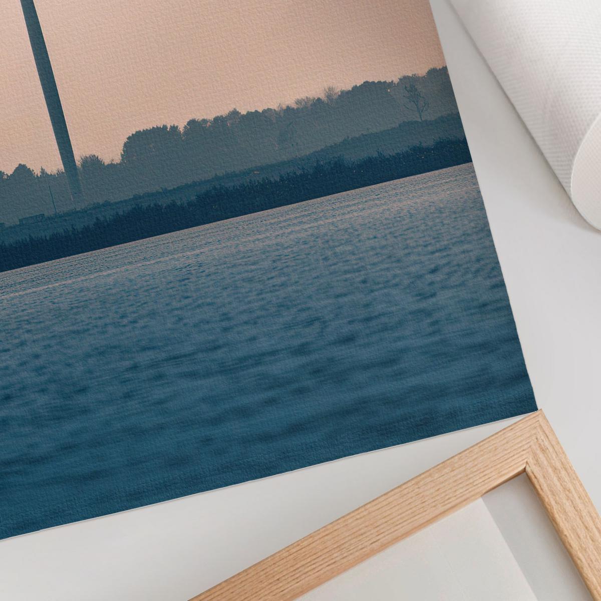 POSTER - 29x42 cm - Mana - Ein friedliches Panorama - Creme, Textil (29/42/0.1cm) - TULUP