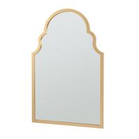 WANDSPIEGEL Hämeenkyrö - Goldfarben, Glas/Holzwerkstoff (60/2/90cm) - [en.casa]