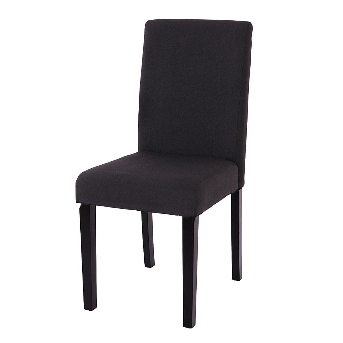 ESSZIMMERSTUHL Schwarz, Dunkelbraun 2er-Set - Dunkelbraun/Schwarz, Textil (43/90/56cm) - MCW