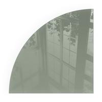 GLASPLATTE für Kamin 100x100 cm - Grün, Glas (100/100/0.4cm) - TULUP