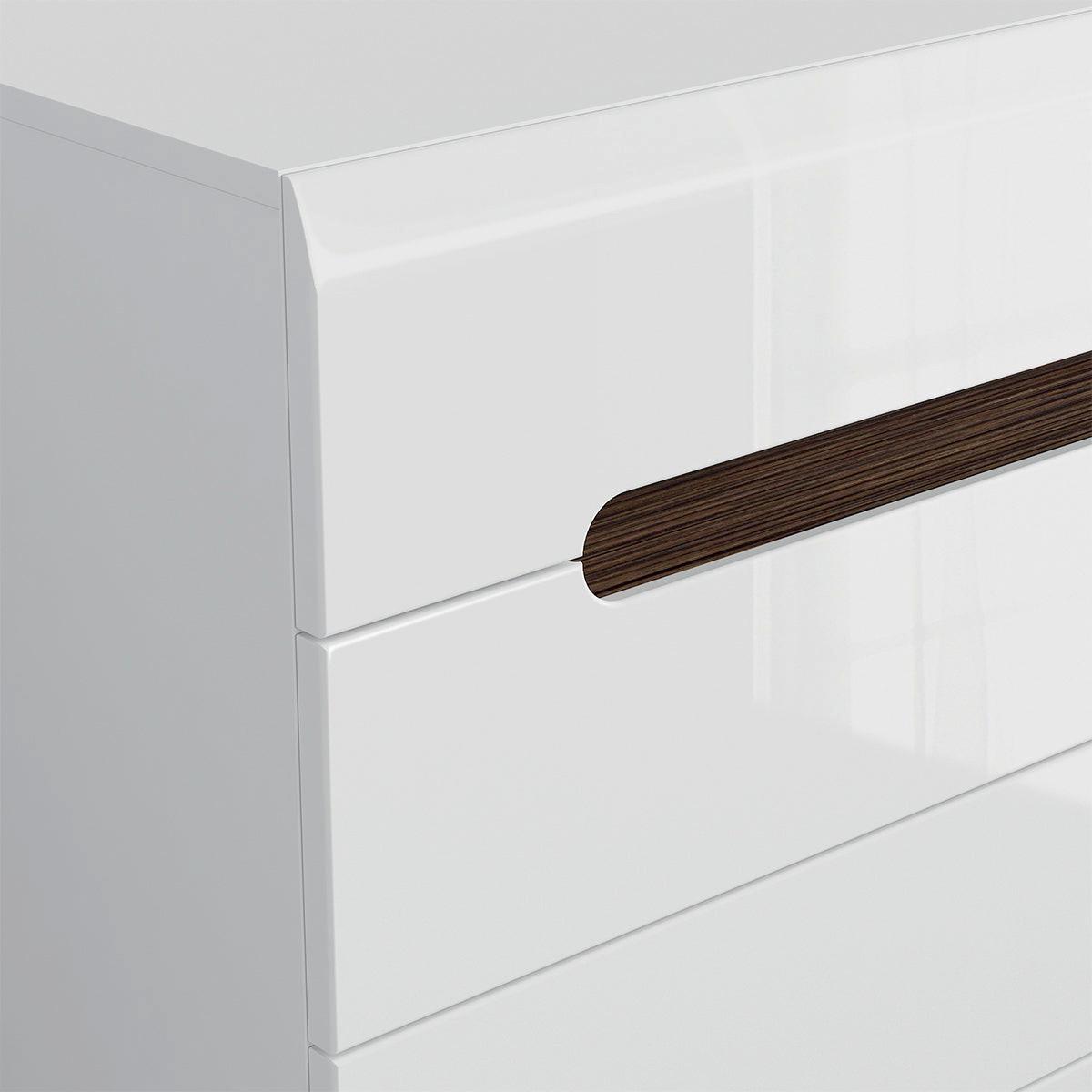 KOMMODE Darrel Weiß - Weiß, Holzwerkstoff (105/84/41cm) - Petits-meubles