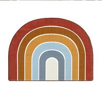 KINDERTEPPICH Waschbar, mit Regenbogen-Motiv, Mehrfarbig, 120 x 160 cm - Multicolor, Textil (160/120cm) - KADIMA DESIGN