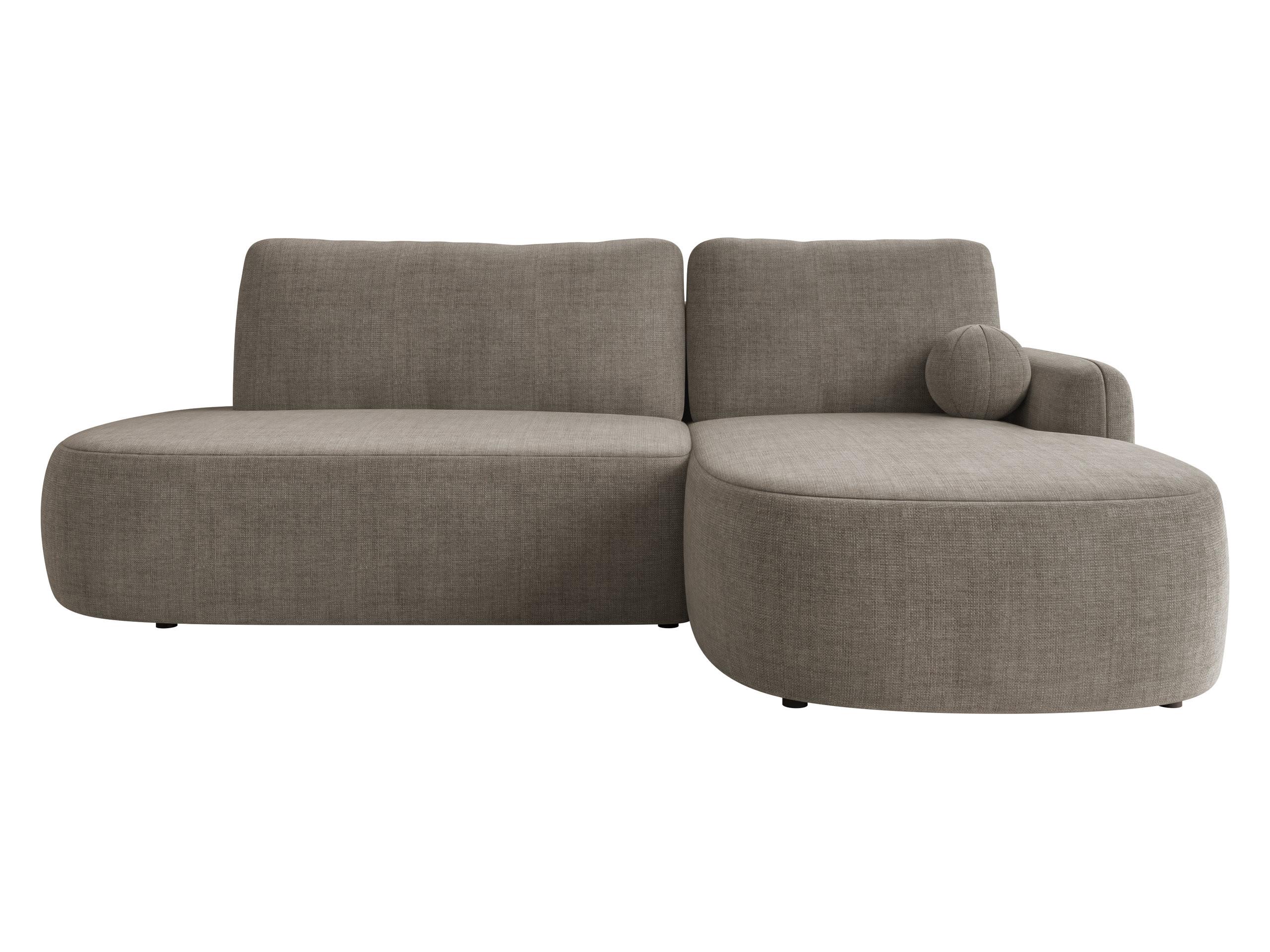 ECKSOFA Loridu O Premium, Seite: Rechts - Schwarz/Braun, Holz/Kunststoff (174/274cm) - MIRJAN24