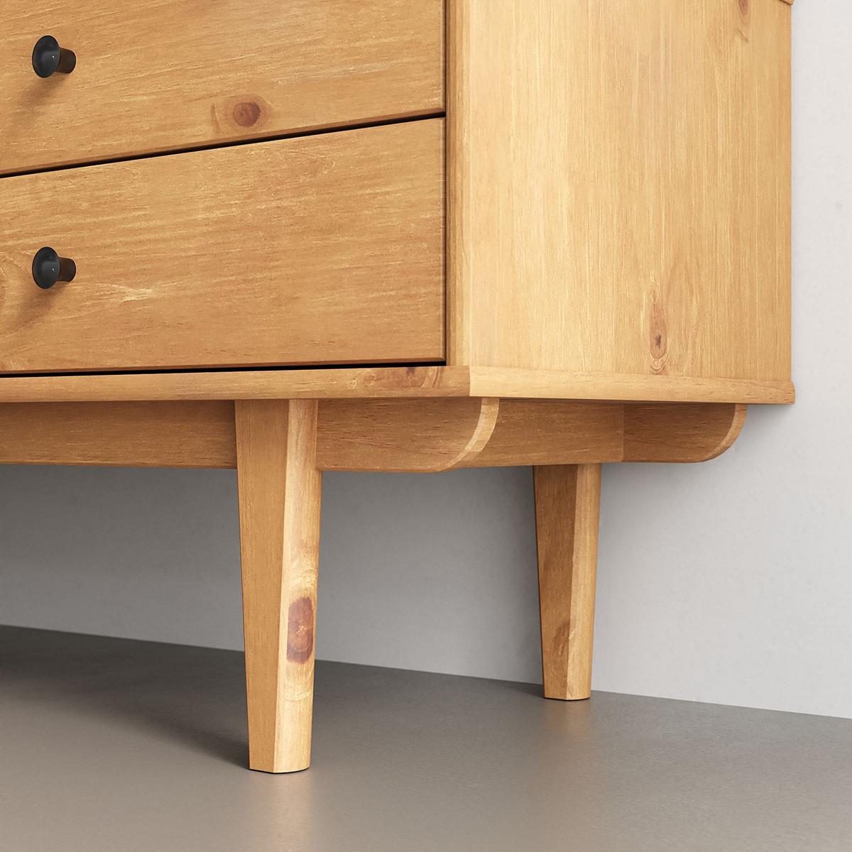LOWBOARD SIMONA Eiche - Eichefarben, Holz (175/52/41cm) - IDIMEX
