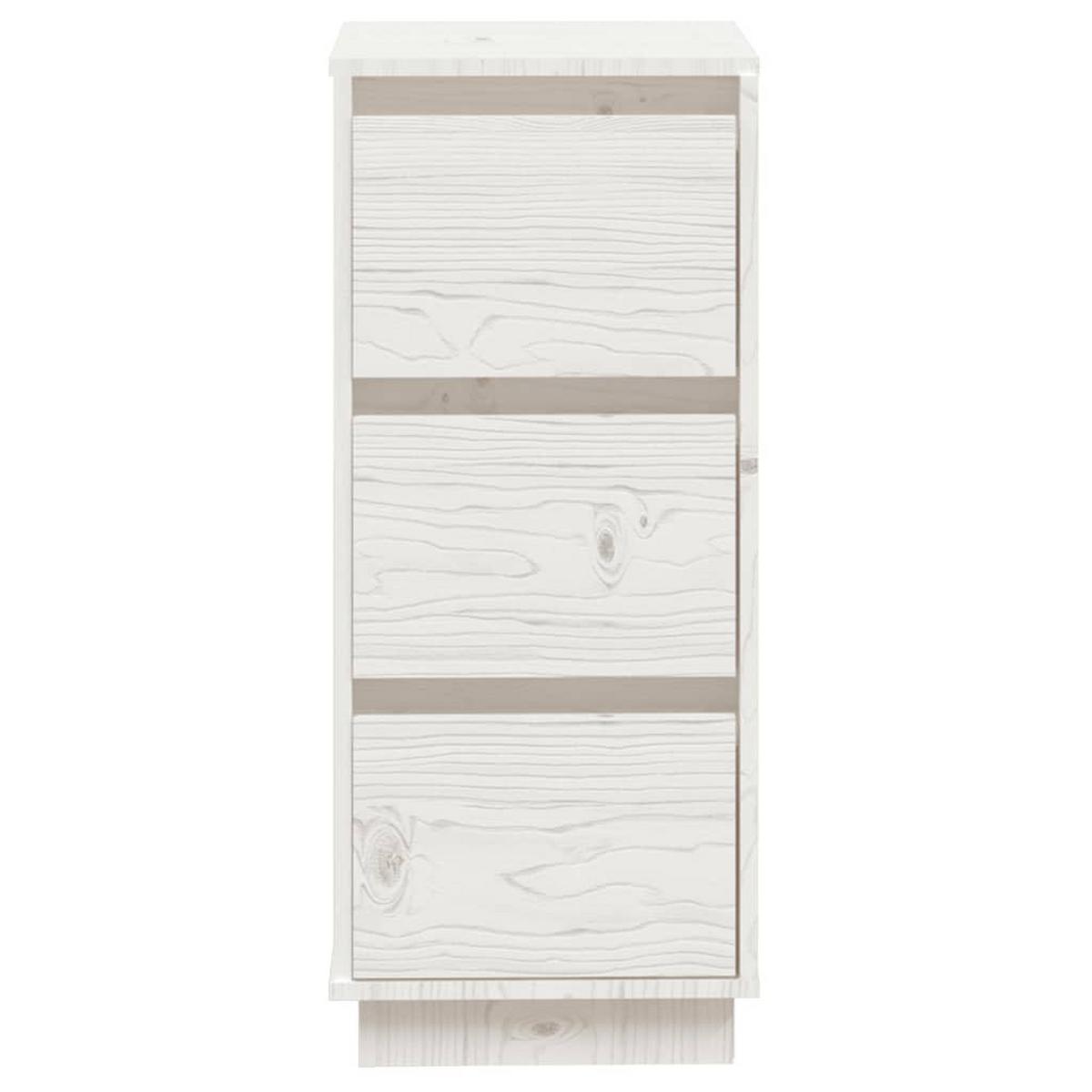 KOMMODE Gibson 34/32/75 cm 2er-Set - Weiß, Holzwerkstoff (34/75/32cm) - Nettlife