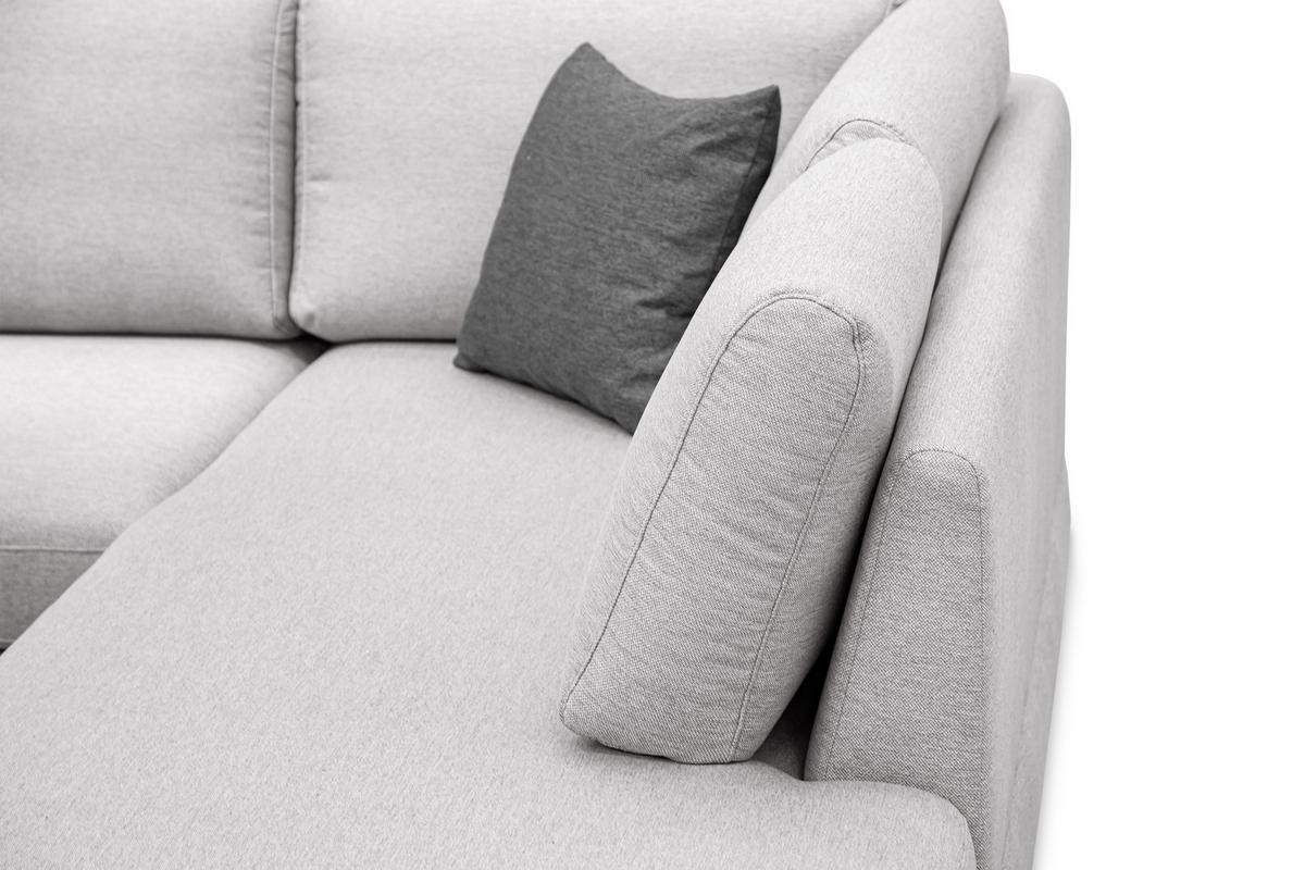 ECKSOFA OTTO 5-Sitzer, hellgrau - Hellgrau, Holzwerkstoff/Textil (279/219cm) - Wozimo