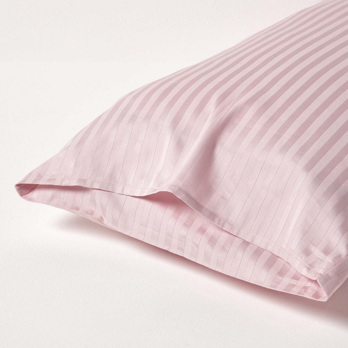 KISSENBEZUG Damast, Ägyptische Baumwolle, Fadendichte 330 - Flieder, Textil (50/90cm) - Homescapes