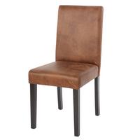 ESSZIMMERSTUHL TEXTIL Braun - Braun, Textil (43/90/56cm) - MCW