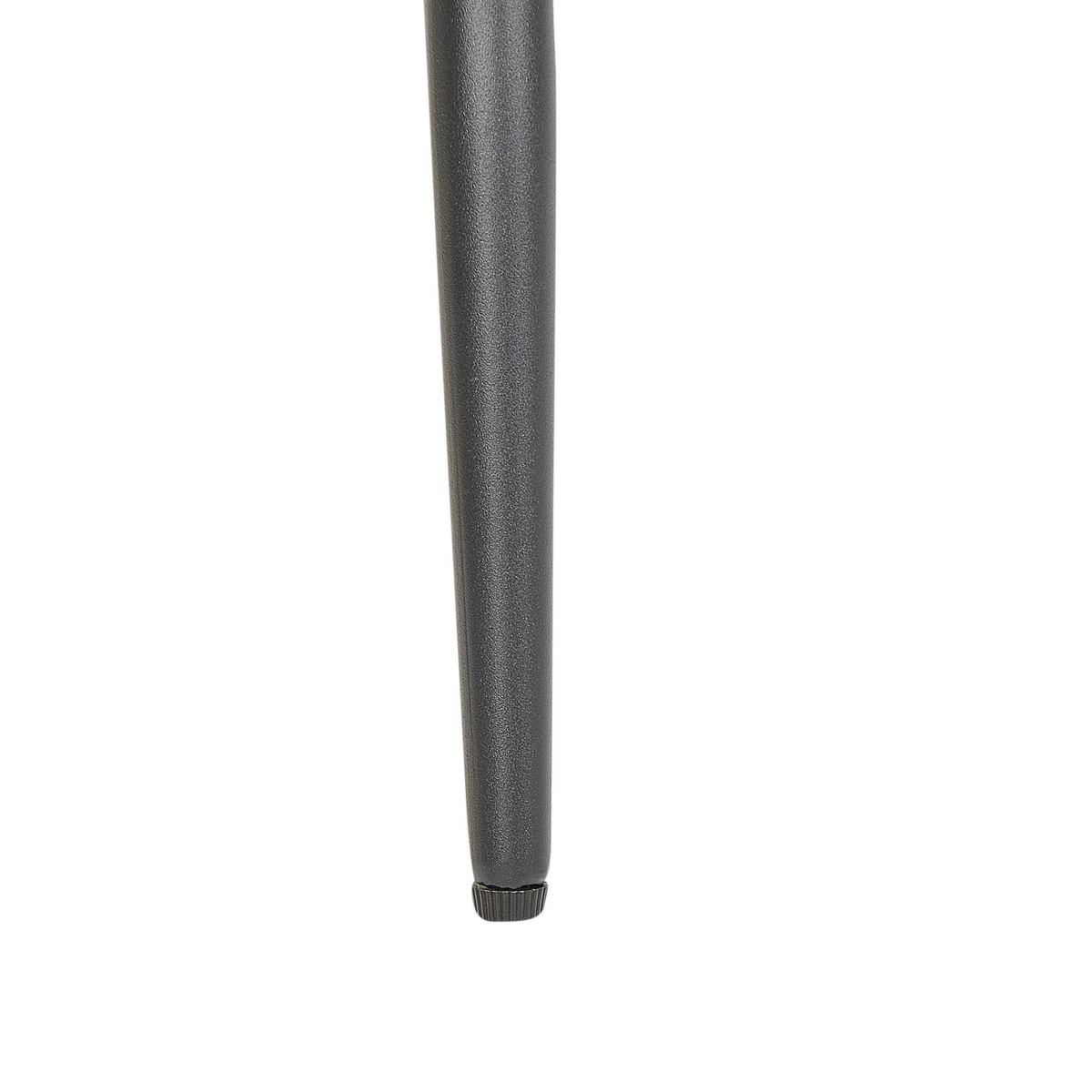NACHTTISCH heller Holzfarbton/schwarz 40/40 cm Lubock - Hellbraun/Schwarz, Holzwerkstoff (40/55/40cm) - Beliani