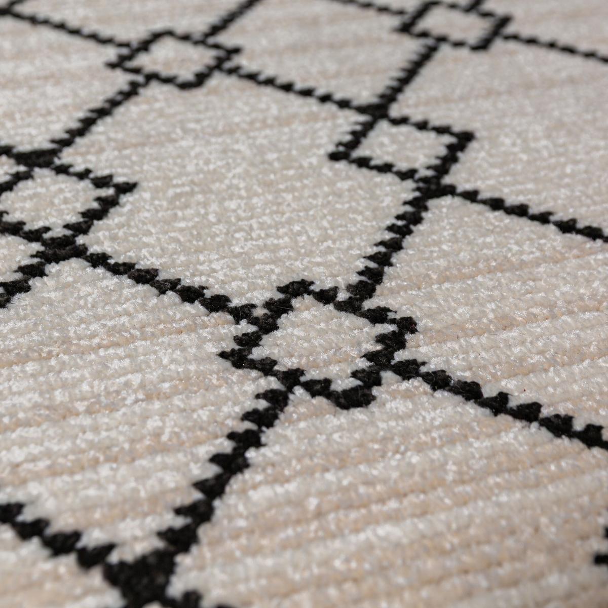 KURZFLORTEPPICH PERRAN, im Berber-Stil, Weiß, 160 x 230 cm - Weiß, Textil (230/160cm) - KADIMA DESIGN