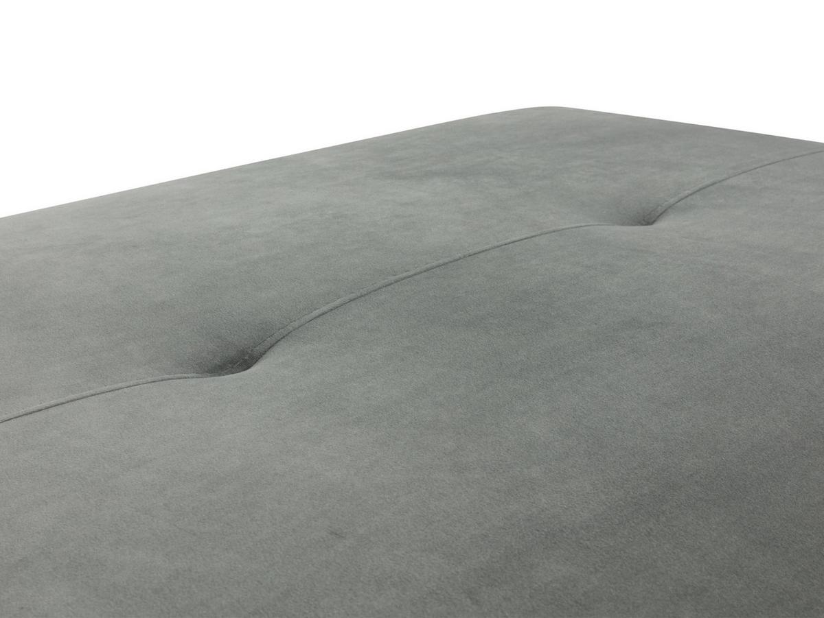 POLSTERHOCKER Cotere - Anthrazit/Silberfarben, Holz/Textil (104/42/67cm) - MIRJAN24