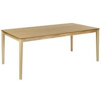 ESSTISCH 200/100 cm Helles Holz Ermelo - Hellbraun, Holzwerkstoff (100/100/76cm) - Beliani
