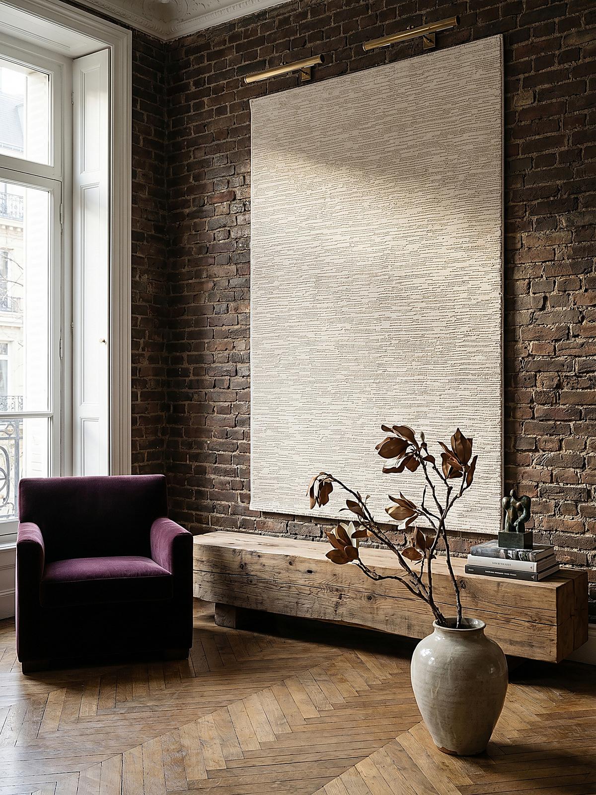 TEPPICHLÄUFER Streifen KASOS Polyester Creme 80 x 300 cm - Beige, Textil (80/300cm) - KADIMA DESIGN