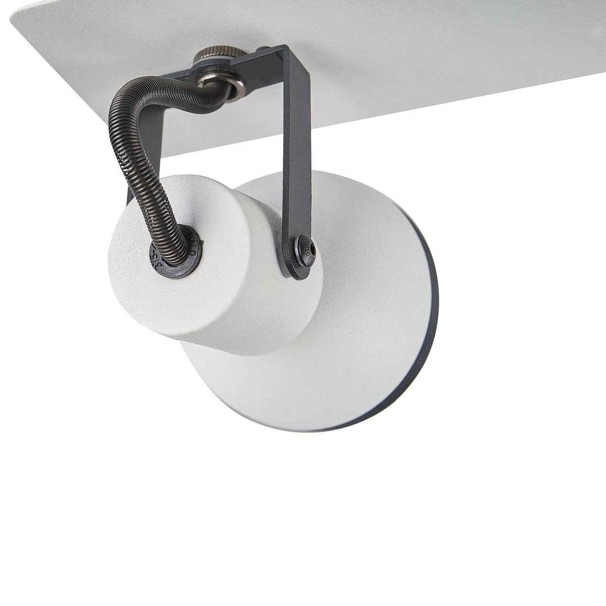 DECKENLEUCHTE Baro 7/44/12 cm - Weiß, Metall (7/44/12cm) - Beliani