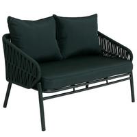 GARTENBANK Grün - Grün, Metall (116/83/65cm) - MCW