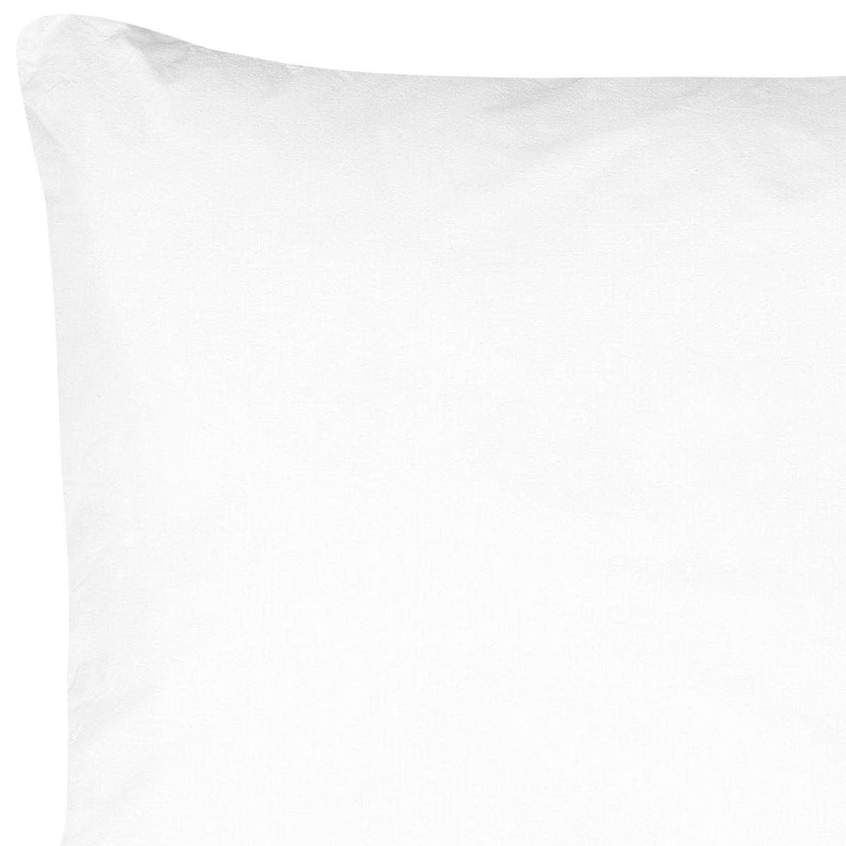 KOPFKISSEN Weiß 80/80 cm Errigal - Weiß, Textil (80/80cm) - Beliani