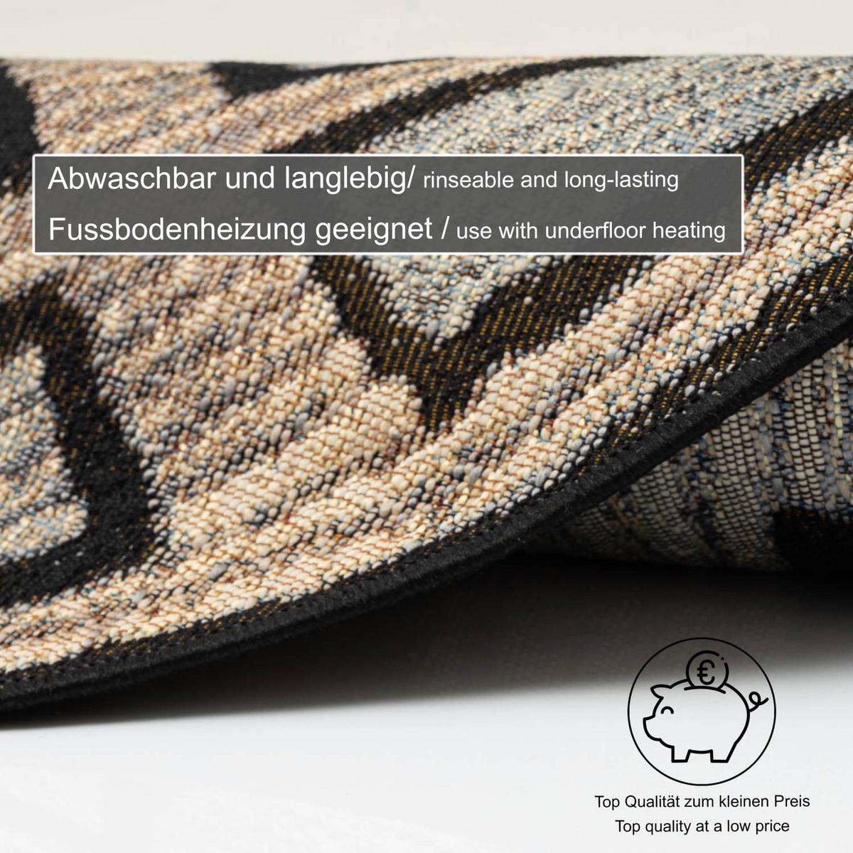 OUTDOORTEPPICH Aurora 240x240 cm - Beige, Textil (240/240cm) - Gino Falcone
