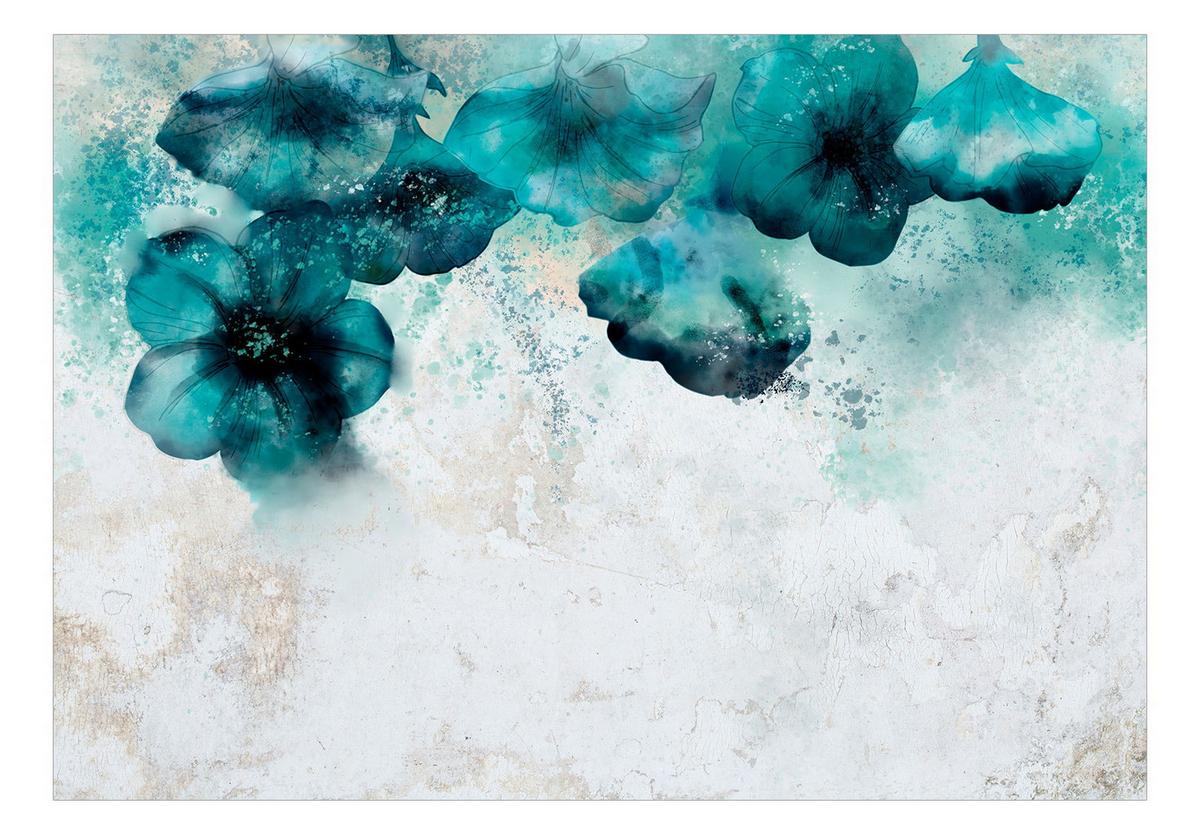SELBSTKLEBENDE FOTOTAPETE 392/280 cm - Grau/Grün, Kunststoff/Textil (392/1cm) - KUNSTLOFT