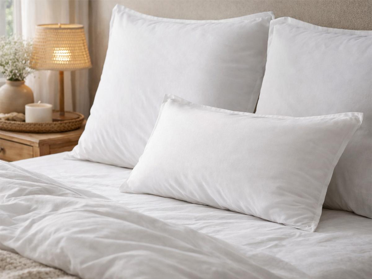 NACKENROLLE Publik Federfüllung 15/40 cm - Creme, Textil (15/40cm) - beties Heimtextil