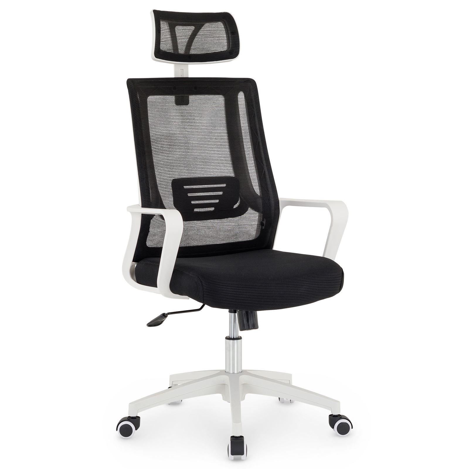 BÜRODREHSTUHL AUCKLAND schwarz - Schwarz, Kunststoff (58/124/63cm) - IDIMEX