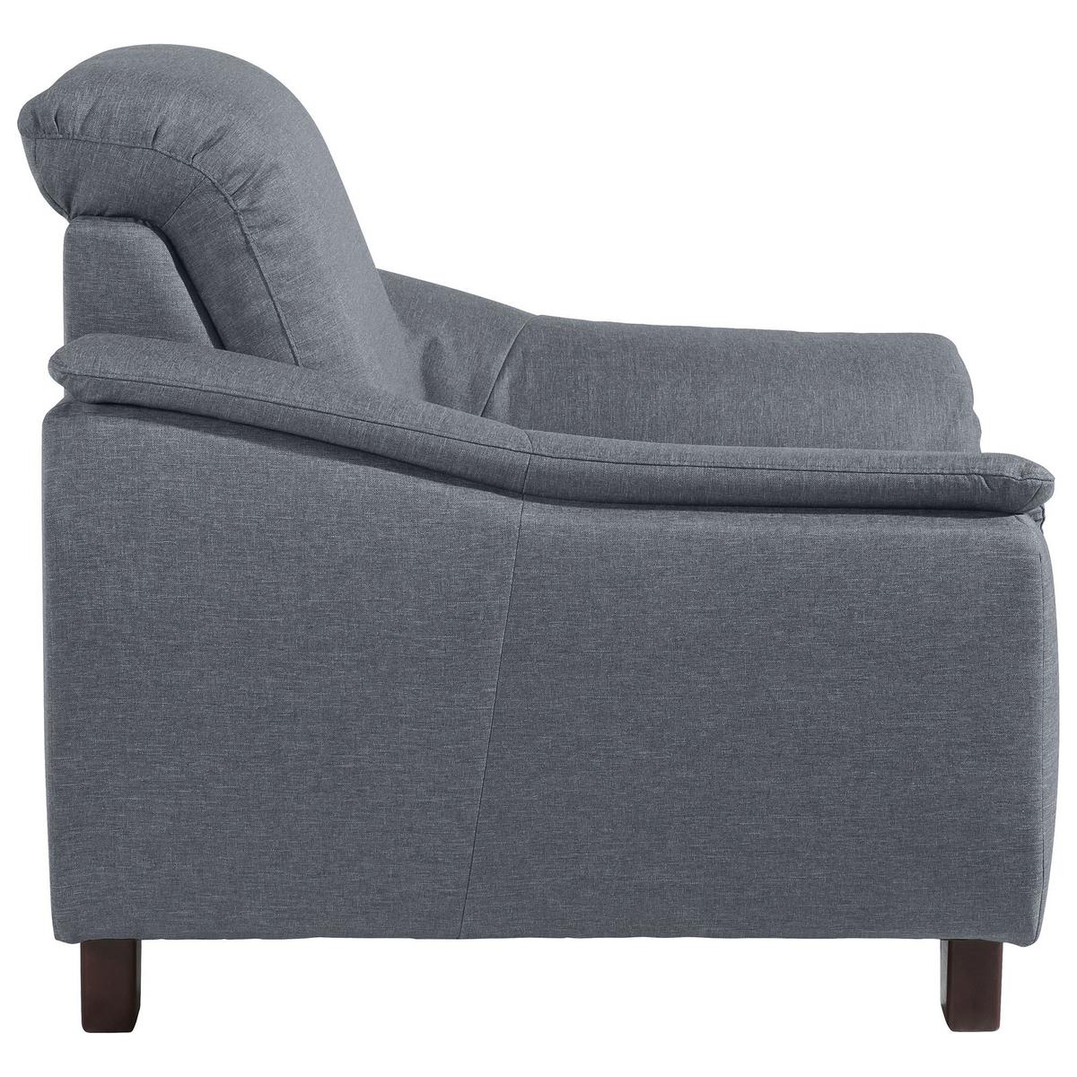 POLSTERSESSEL Kaylil Flachgewebe denim - Flieder, Kunststoff (87/82/100cm) - 58aufmkessel
