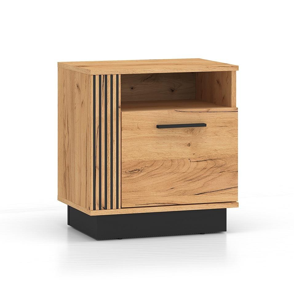 NACHTTISCH Solal Holz - Braun, Holzwerkstoff (50/55/35cm) - Petits-meubles