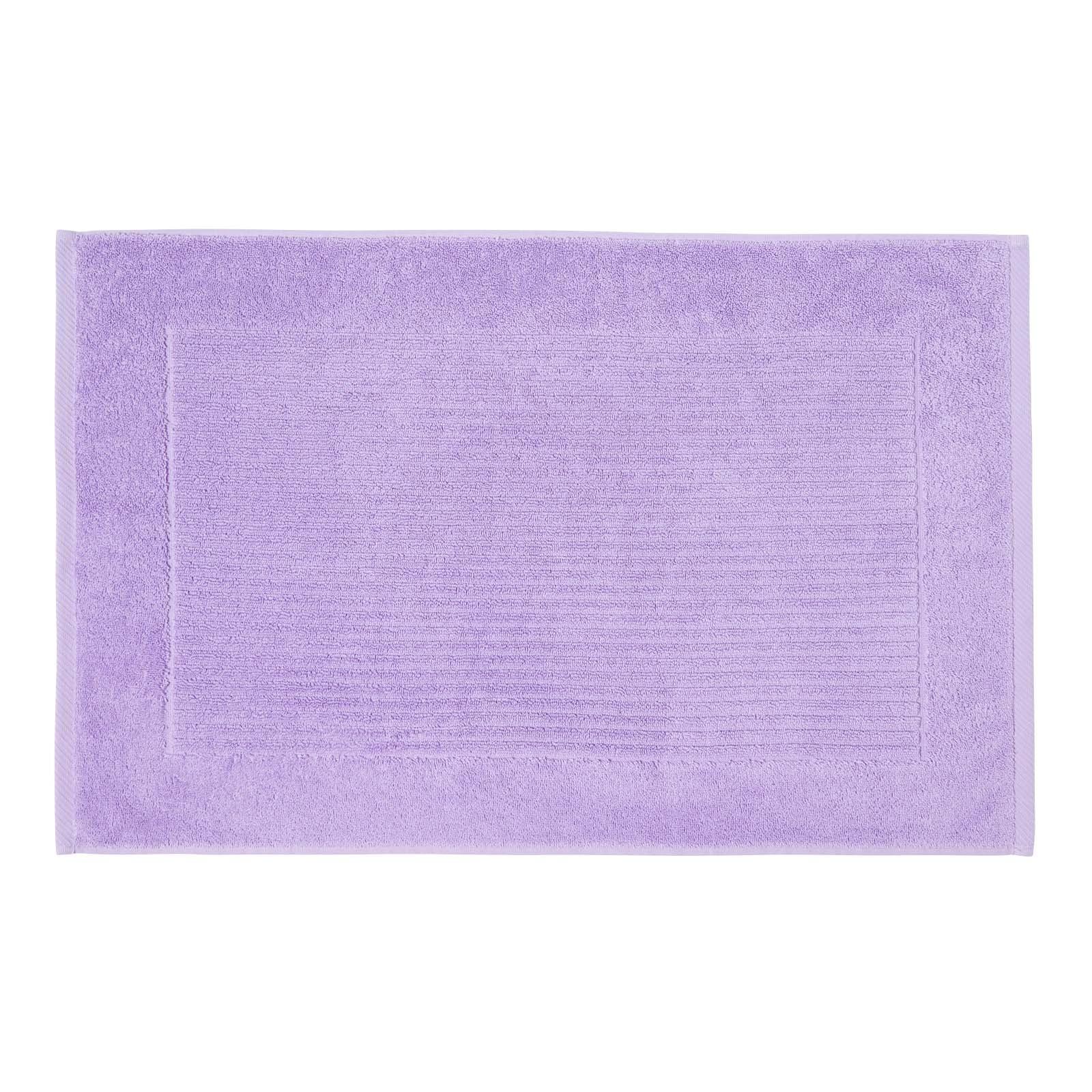 BADEMATTE Imperial 50/80 cm, Baumwolle - Flieder, Textil (50/80cm) - Homescapes