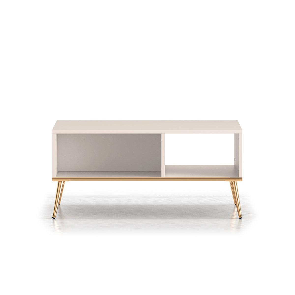 COUCHTISCH Olivia Kaschmir - Beige, Holzwerkstoff (60/90/42cm) - Petits-meubles