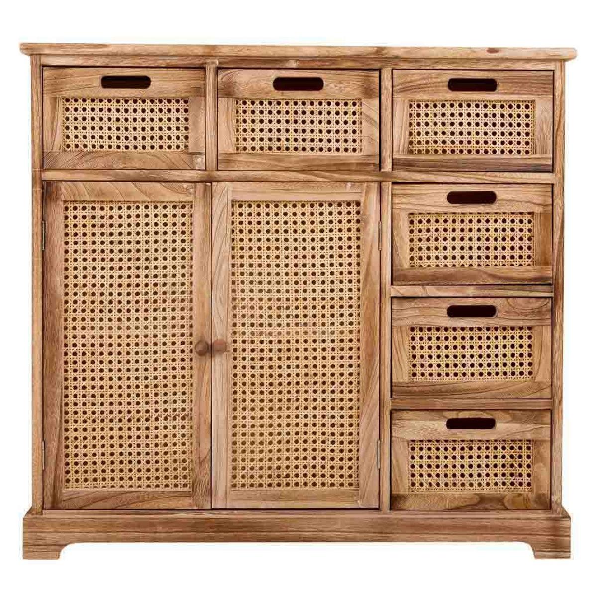 KOMMODE aus Holz 86x33x79 cm - Braun, Holz (86/78.5/33cm) - Wanderlust